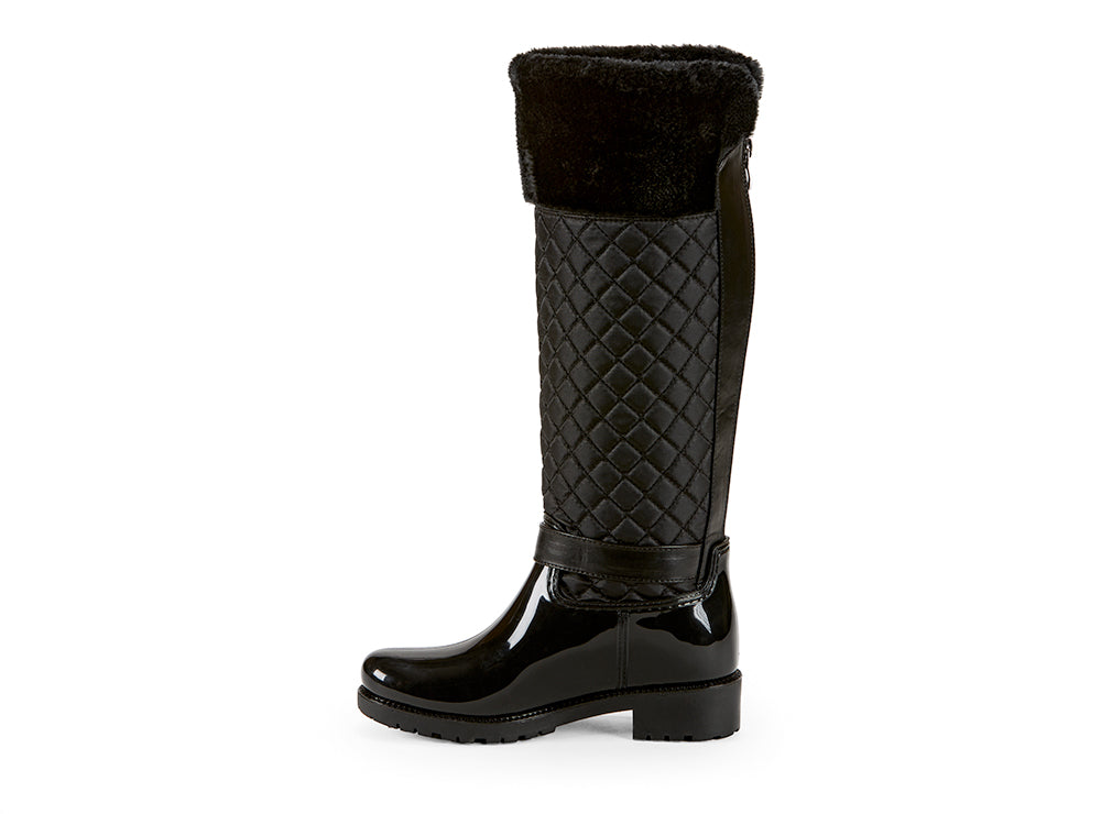 Yellow Shoes | Womens-Rainwear-Lined Boot-Lined Boot | Versa | 