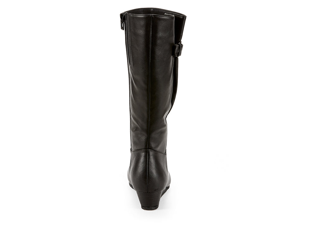Yellow Shoes | Womens-Light Boots-Dress-Med Shaft & Low Wedge | Utopia | 