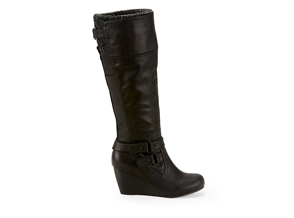 Yellow Shoes | Womens-Winter Boots-Casual-High Shaft & Med Wedge | Canter | 