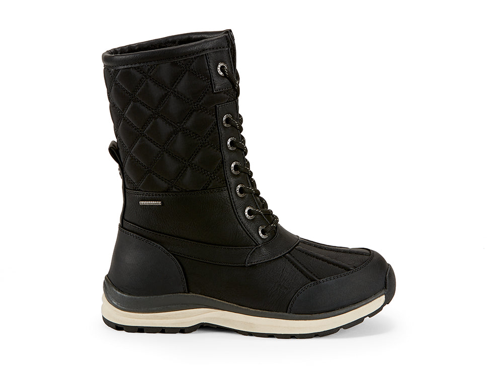 Yellow Shoes | Womens-Winter Boots-Casual-Med Shaft & Flat Heel | Nordic | 