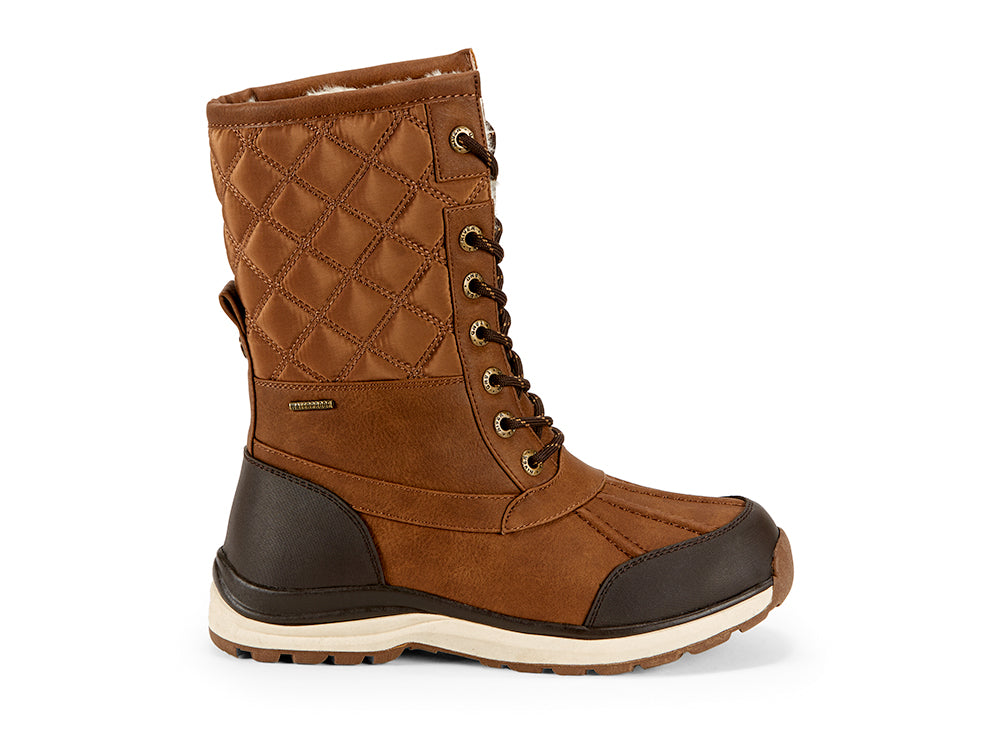 Yellow Shoes | Womens-Winter Boots-Casual-Med Shaft & Flat Heel | Nordic | 