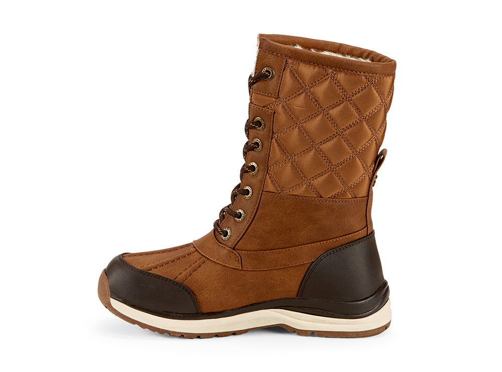Yellow Shoes | Womens-Winter Boots-Casual-Med Shaft & Flat Heel | Nordic | 
