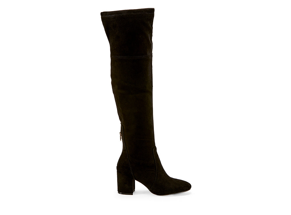 Yellow Shoes | Womens-Light Boots-Dress-High Shaft & Med Heel | Brantley | 