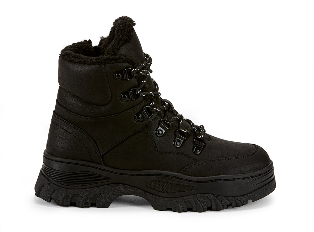 Yellow Shoes | Womens-Winter Boots-Casual-Med Shaft & Low Platform | Escalade | 