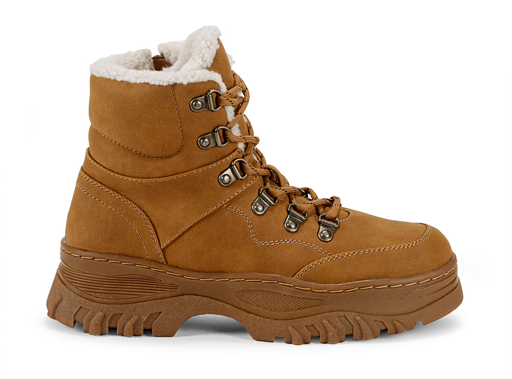 Yellow Shoes | Womens-Winter Boots-Casual-Med Shaft & Low Platform | Escalade | 