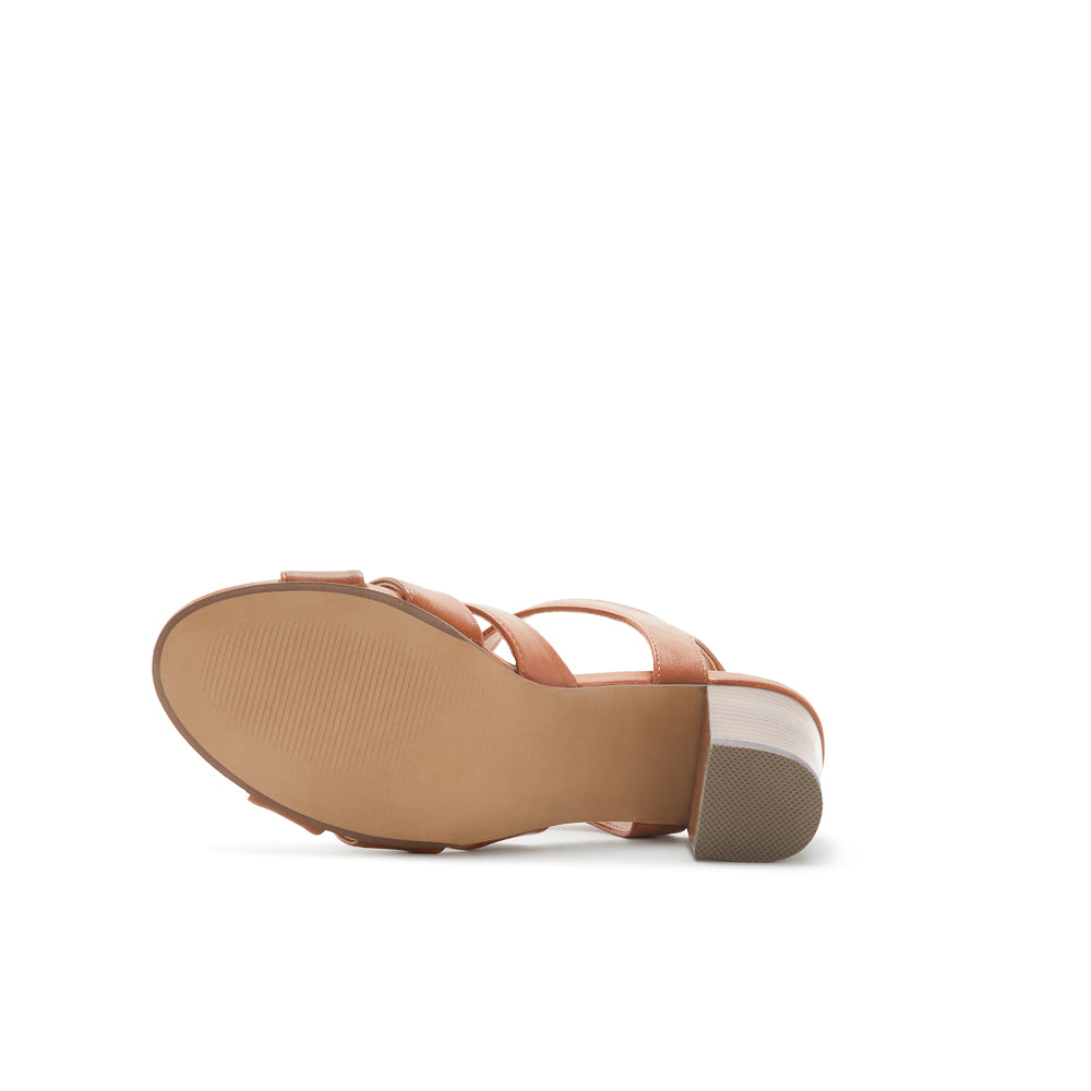 Yellow Shoes | Womens-Sandals-Dress-Med Heel/Ankle strap | CLEOS | 