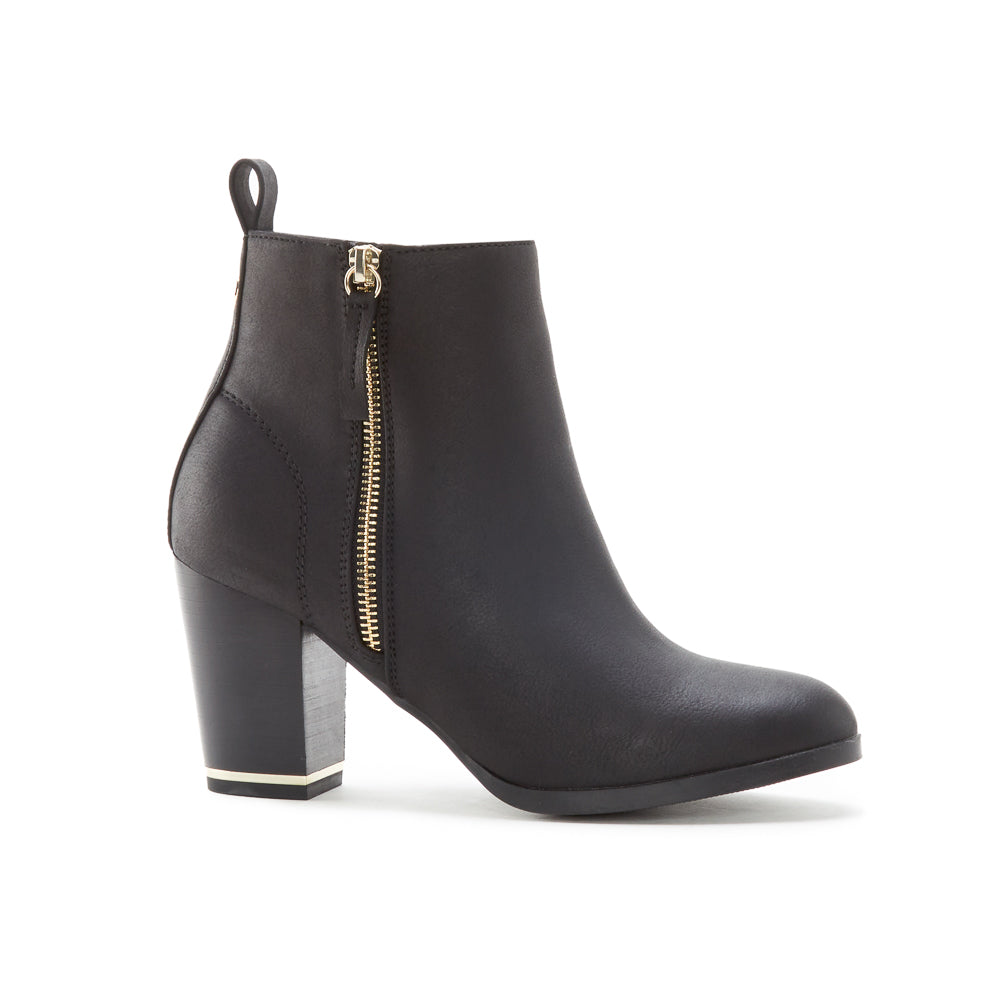 Yellow Shoes | Womens-Light Boots-Dress-Low Shaft & Med Heel | ALVIRA | 