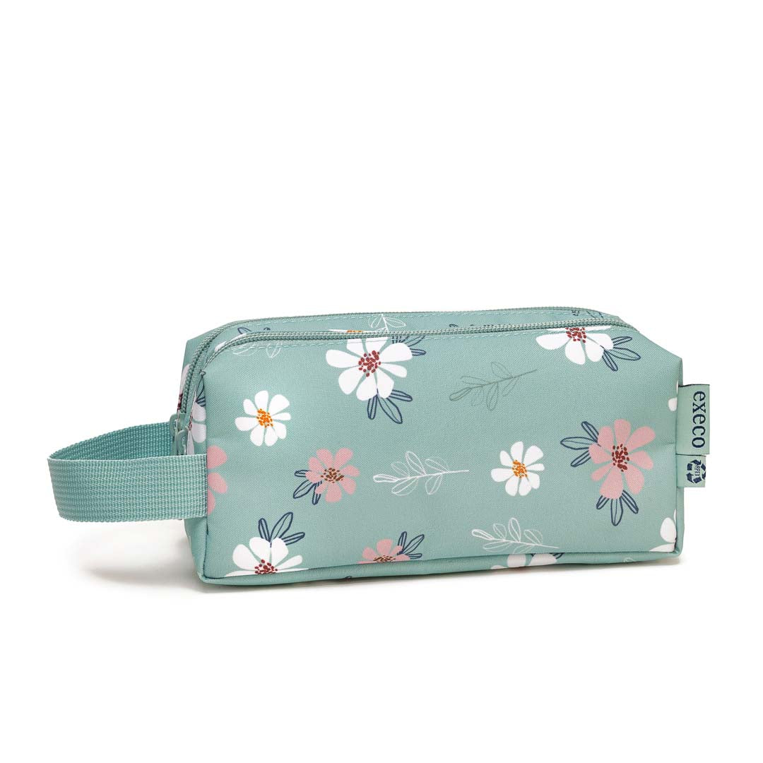 Yellow Shoes | Accessories-Girls-School Items-Pencil Case | EXECO | ÉTUI à CRAYONS 2 COMPARTIMENTS à MOTIF FLORAL | 118629-98-EXECO_FLEURS_ETUI_A_CRAYONS_2_COMPARTIMENTS-01-2870800032-EXECO | FLOWERS 2 COMPARTMENTS PENCIL CASE-Kids Pencil Cases | Accessories-Execo-Yellow Shoes