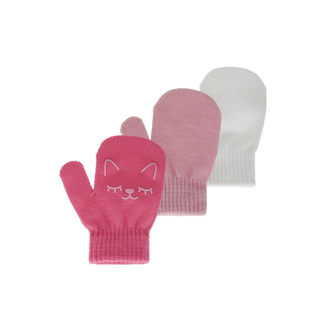 118878-68-DENSLEY_CO_3_paires_de_mitaines_pour_enfants_23X-01-118878-68-DENSLEY & CO | 3 PAIRS OF MITTENS 2-3x-Kids Gloves | Accessories-Densley & Co-Yellow Shoes
