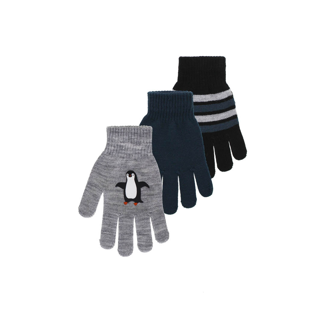 118882-43-DENSLEY_CO_3_paires_de_gants_pour_enfants_46X-01-118882-43-DENSLEY & CO | 3 PAIRS OF GLOVES 4-6x-Kids Gloves | Accessories-Densley & Co-Yellow Shoes