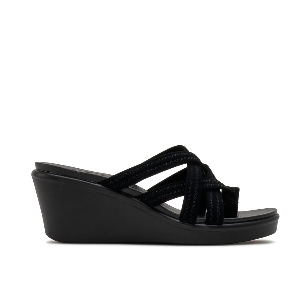 Chaussures Femme à Talon Moyen Style Romain - Ornement Dentelle Rétro - Pour Bureau, Occasions - Semelle Confortable