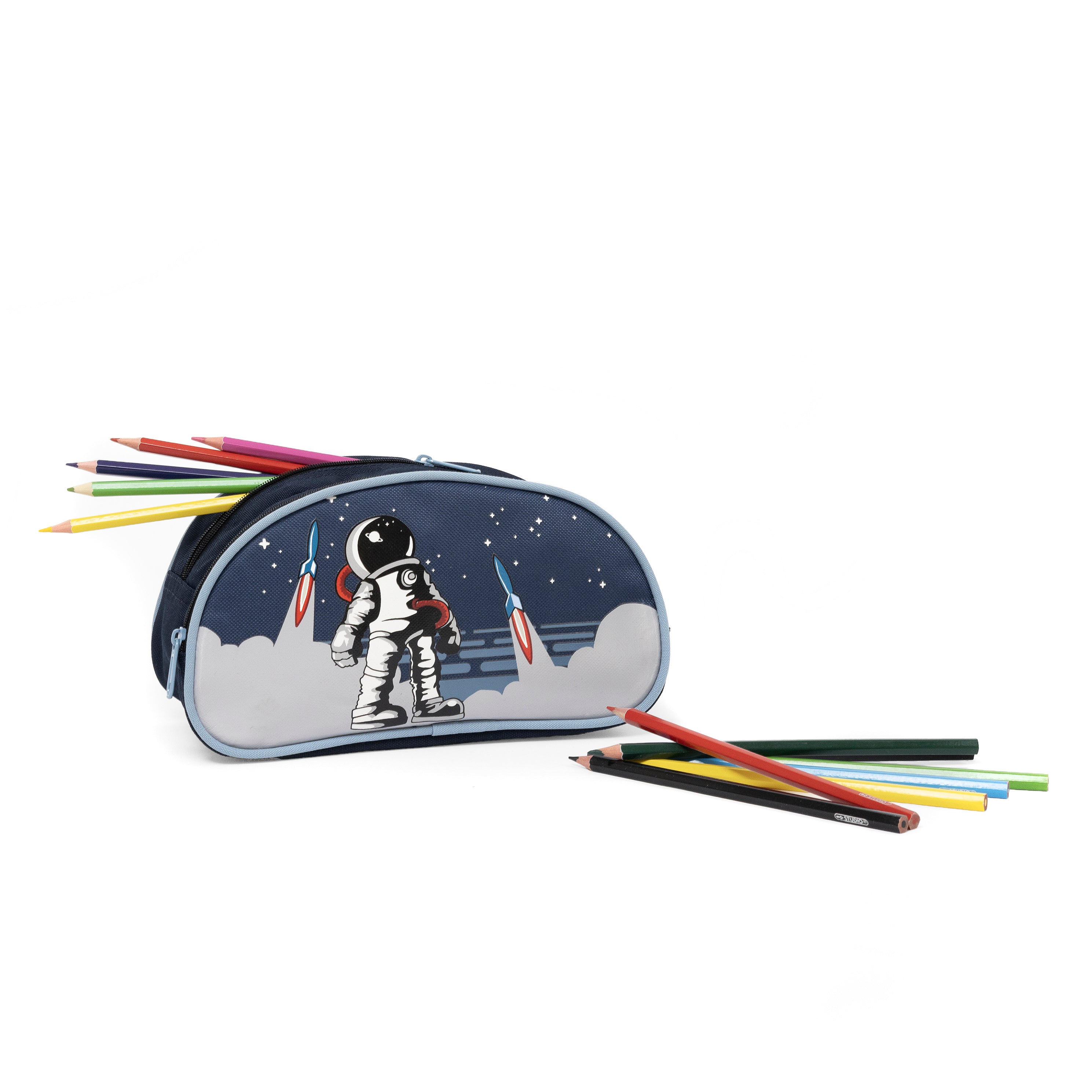 Yellow Shoes | Accessories-Boys-School Items-Pencil Case | LOUIS GARNEAU | ASTRONAUT 2 COMPARTMENTS PENCIL CASE | 