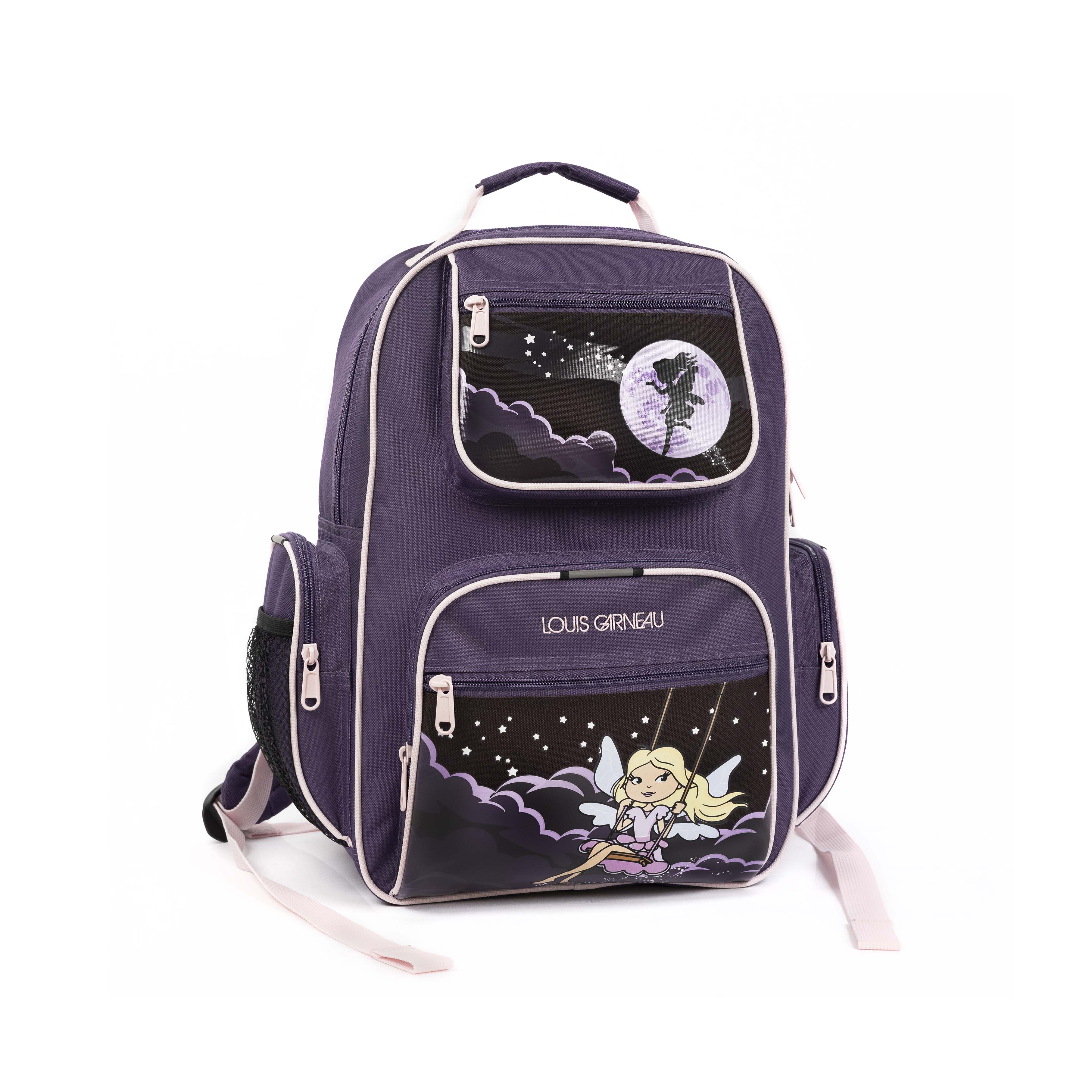 Yellow Shoes | Kids Backpacks | Accessories | LOUIS GARNEAU | SAC à DOS FÉE | 119683-97-LG_FEE_SAC_A_DOS_A_4_POCHETTES-01-119683-97-LOUIS GARNEAU | FAIRY BACKPACK-Kids Backpacks | Accessories-Louis Garneau-Yellow Shoes