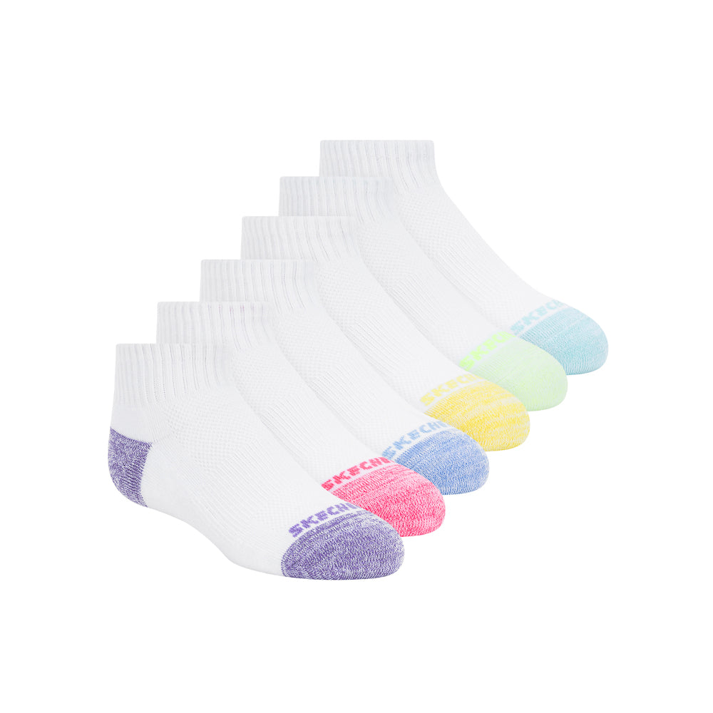 Yellow Shoes | Accessories-Girls-Socks-Anklet | SKECHERS | 6 pairs of socks | 