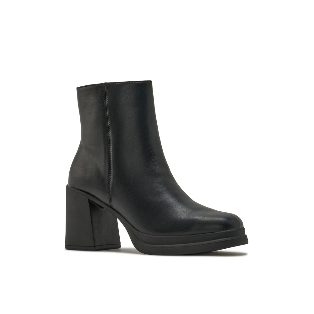 Yellow Shoes | Womens-Light Boots-Dress-Low Shaft & Med Heel | NIKKI | 