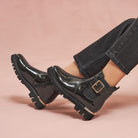119874-01-LADY-07-LADY-Women's Fashion Light Boots-Yellow-Yellow Shoes