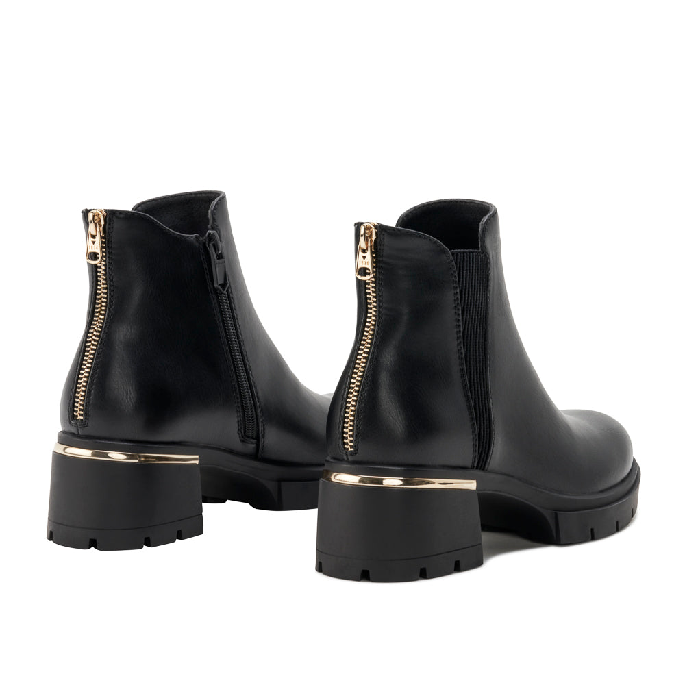 Yellow Shoes | Womens-Light Boots-Casual-Low Shaft & Med Heel | WHITNEY | 