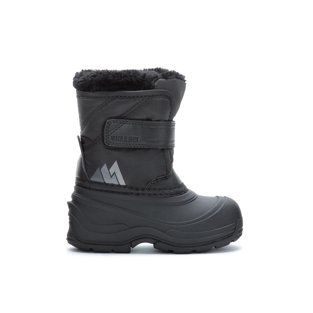 FREEZE G Baby Kids Winter Boots Yellow Shoes 4 Black grey