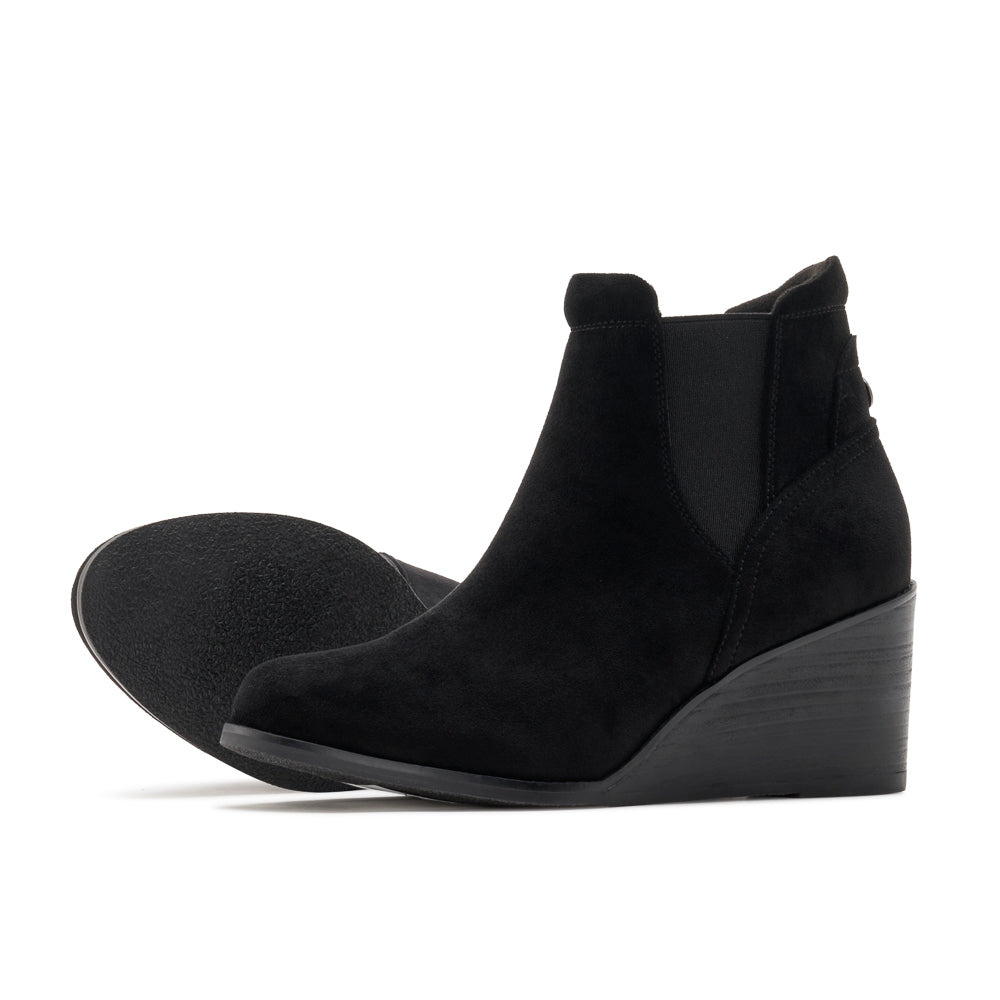 Yellow Shoes | Womens-Light Boots-Casual-Low Shaft & Med Wedge | TESSA | 