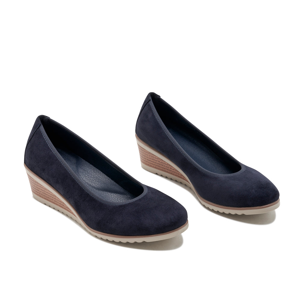 Yellow Shoes | Womens-Shoes-Dress-Wedge-Low | SAMUELLE | 
