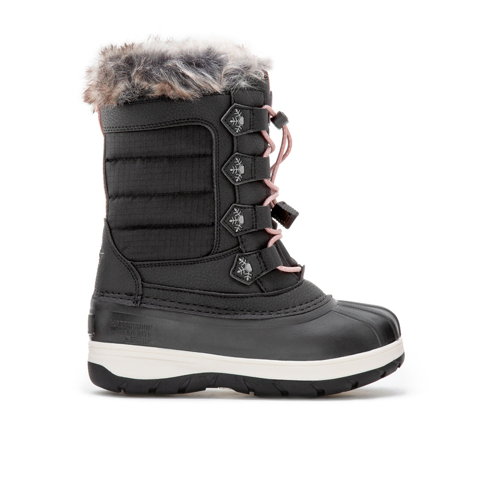 BOTTES HIVER ENFANT, POWDERY3 NOIR (grandeur 3J)