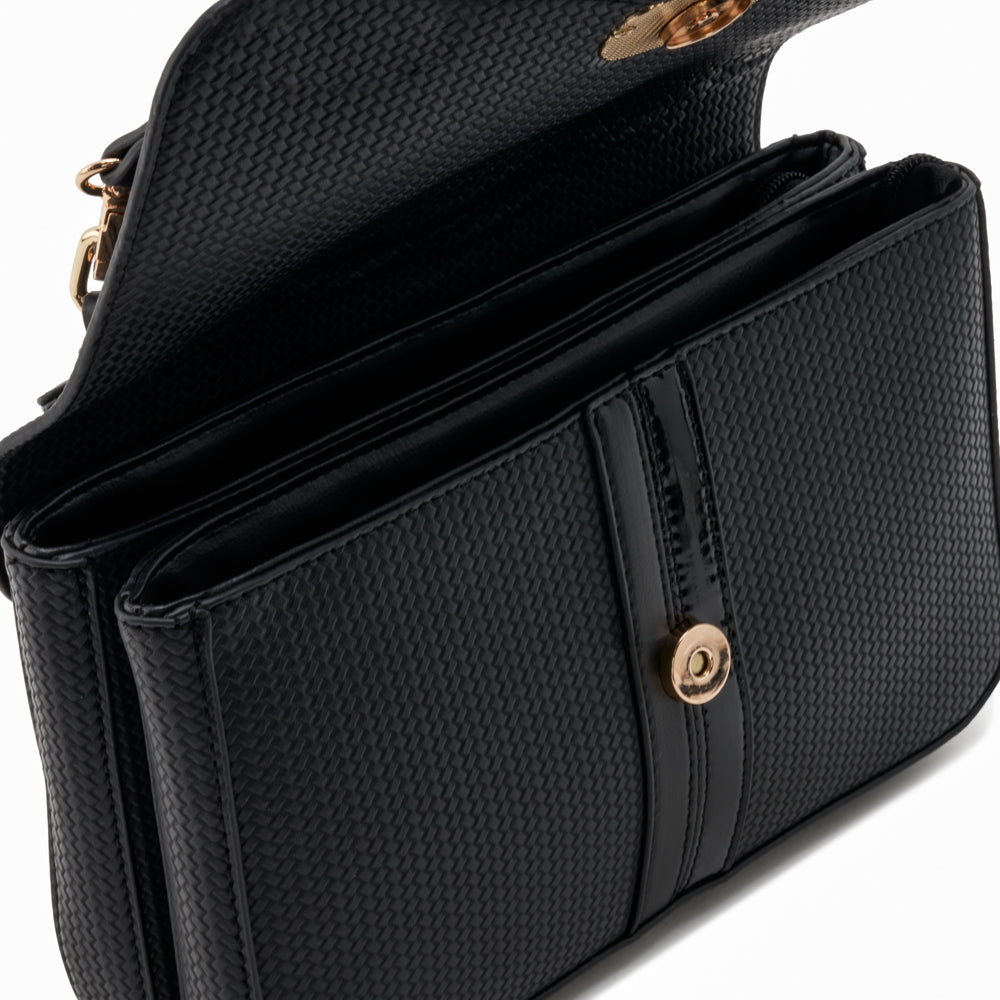 Sac à Bandoulière Femme Mélina - Style Parisien, Cuir Végan, Léger Et Spacieux - 9
