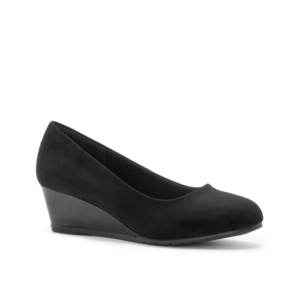Yellow Shoes | Womens-Shoes-Dress-Wedge-Low | SATIN | 