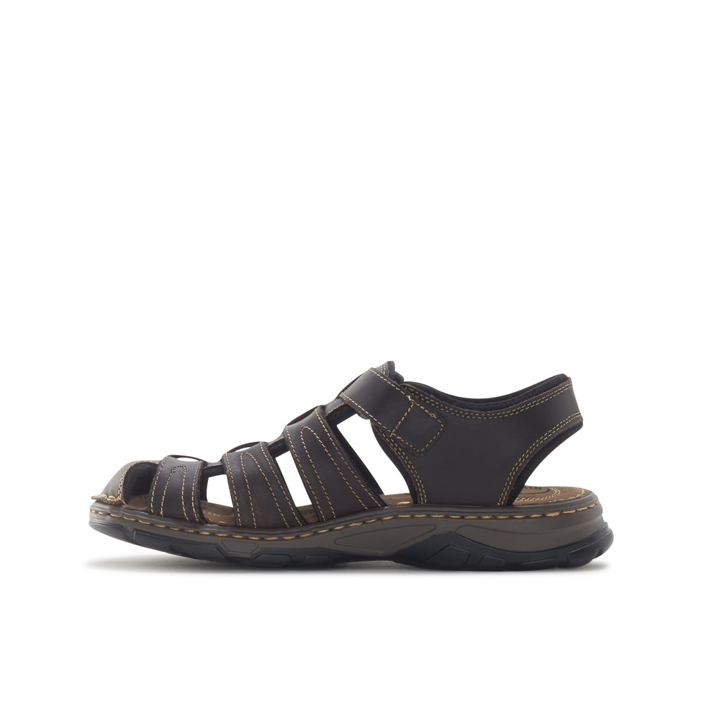 Yellow Shoes | Mens-Sandals-Casual-Fisherman | KIMIKO | 