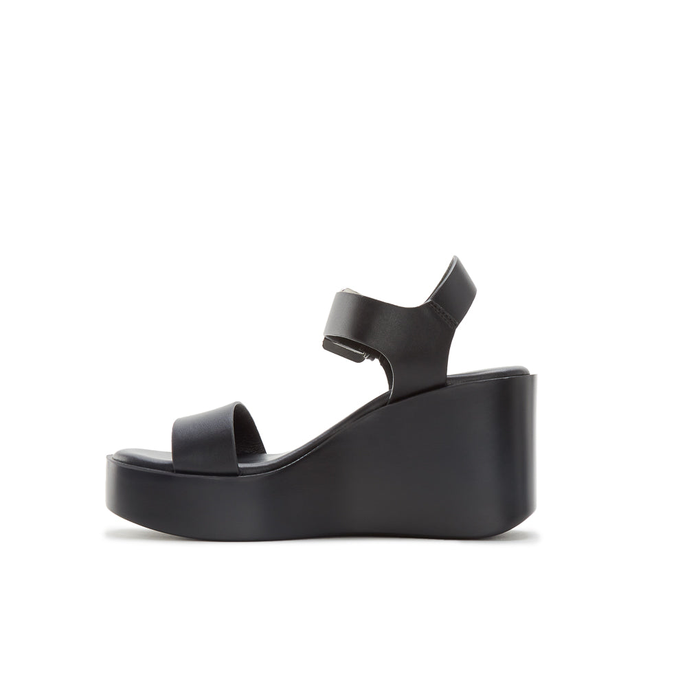 Yellow Shoes | Womens-Sandals-Casual-High Wedge/Ankle strap | MALIBU | 