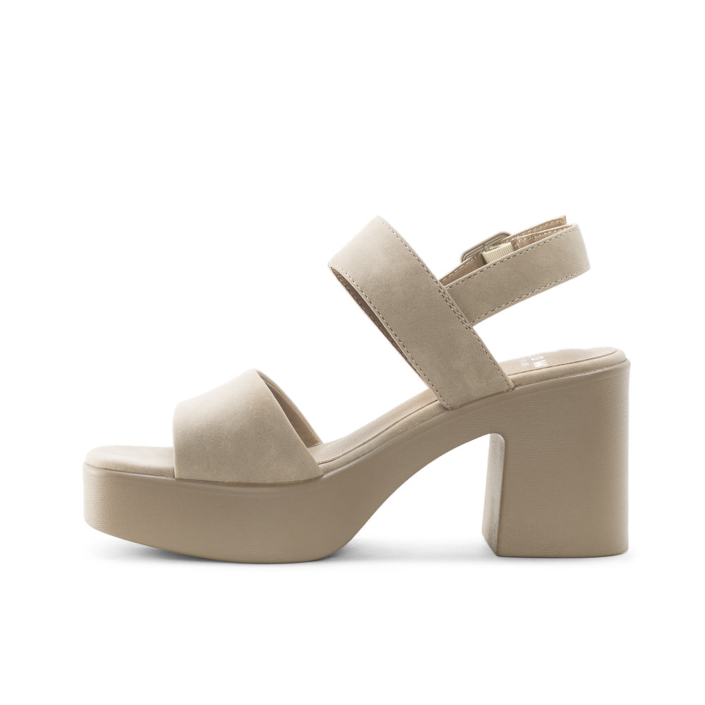 Yellow Shoes | Womens-Sandals-Dress-Low Platform/Ankle strap | NAOMIE | 