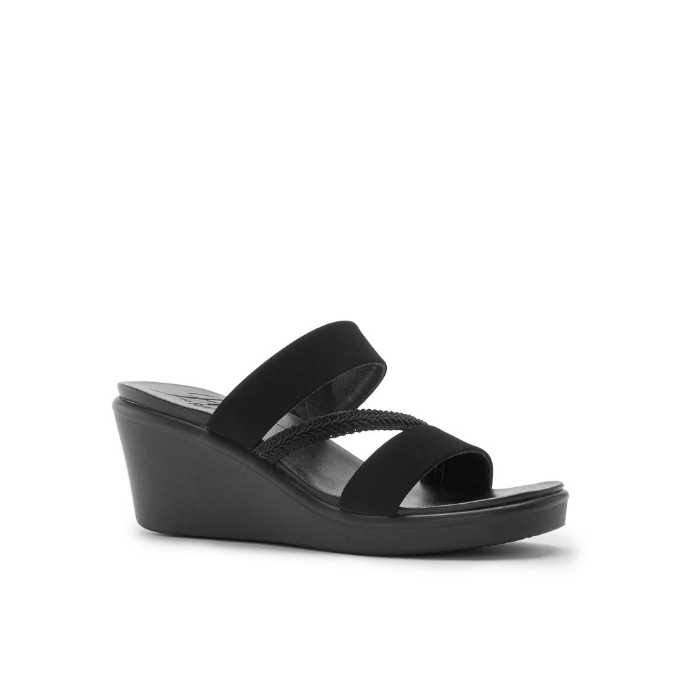 Yellow Shoes | Womens-Sandals-Beach-Med wedge/Slide | NICE | 