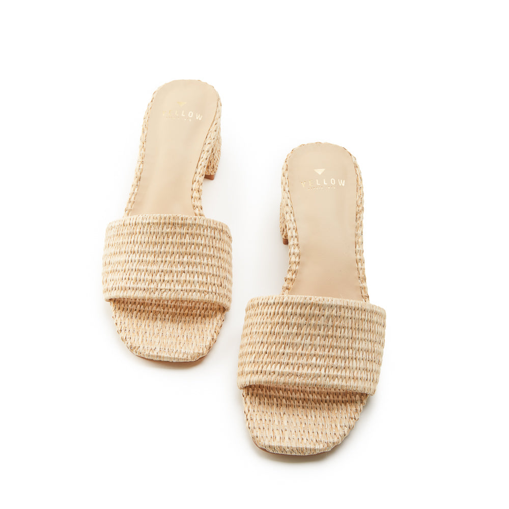 Yellow Shoes | Womens-Sandals-Dress-Low Heel/Slide | NORRA II | 