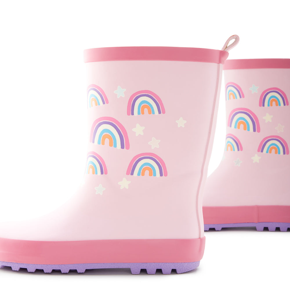 Yellow Shoes | Toddler-Girl-Rainwear-Rain Boot-Rain Boot | ARC-EN-CIEL | 