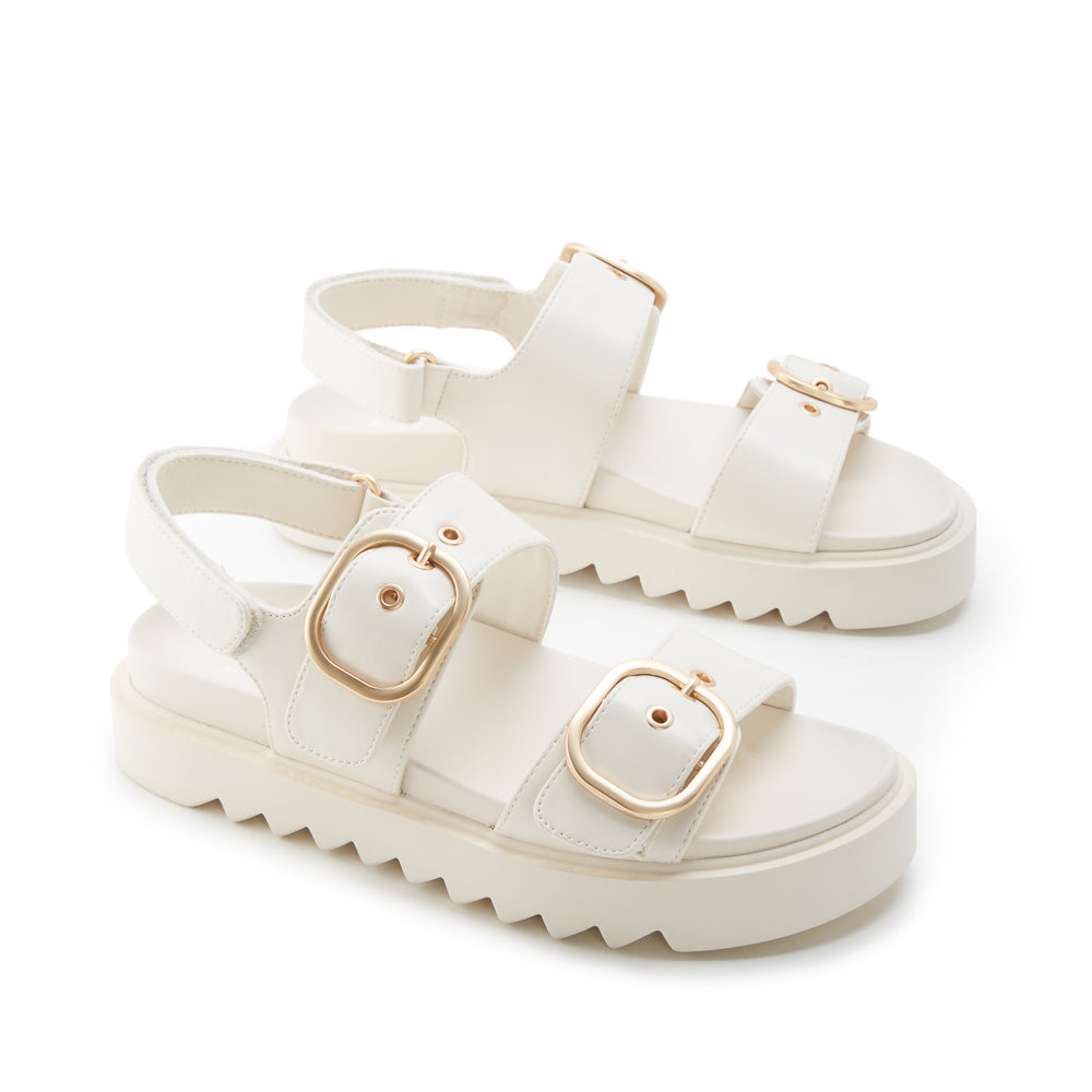 Yellow Shoes | Womens-Sandals-Casual-Flat/Ankle strap | LIVERPOOL | 