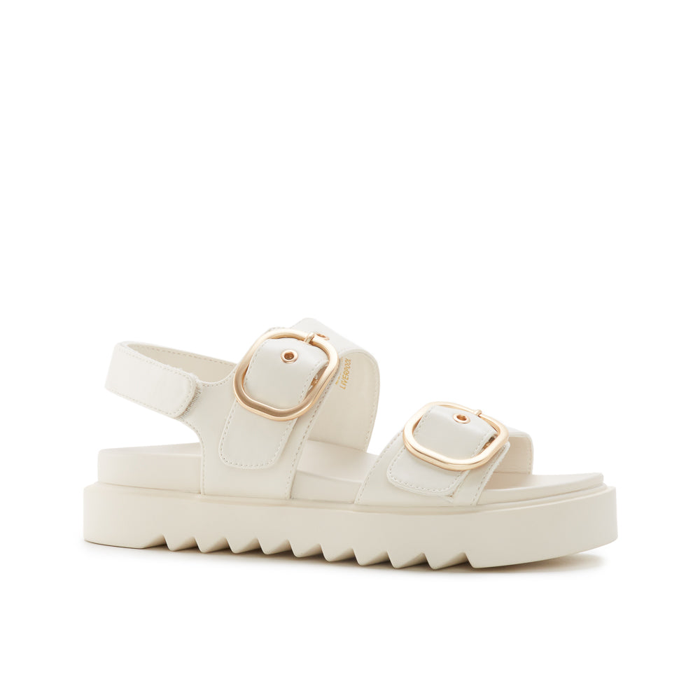 Yellow Shoes | Womens-Sandals-Casual-Flat/Ankle strap | LIVERPOOL | 