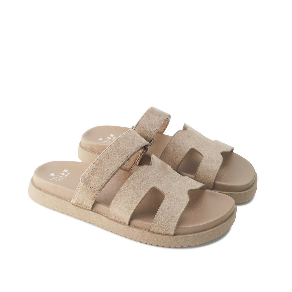 Yellow Shoes | Womens-Sandals-Casual-Flat/Slide | LOVE II | 