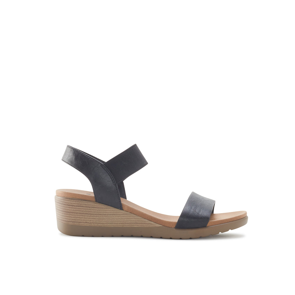 Yellow Shoes | Womens-Sandals-Comfort-Med Wedge/Ankle strap | TAMMY | 
