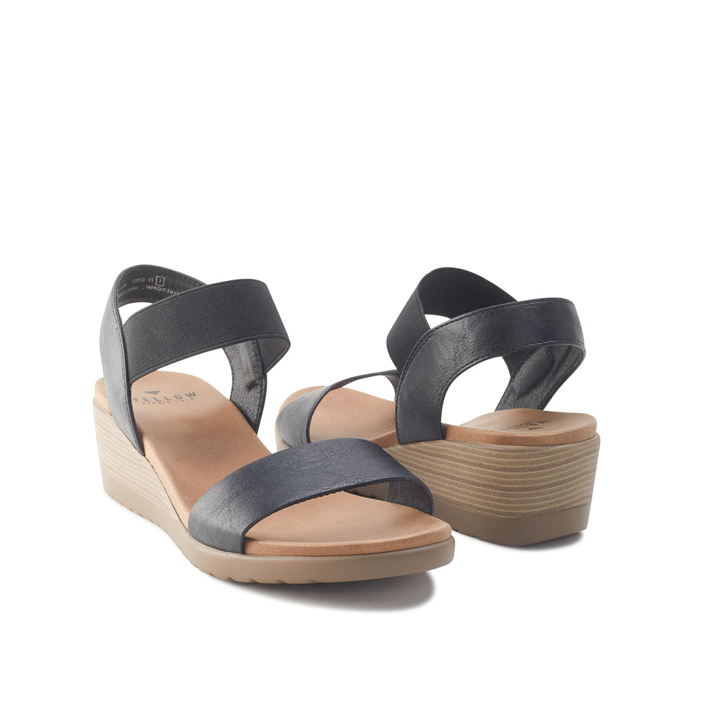 Yellow Shoes | Womens-Sandals-Comfort-Med Wedge/Ankle strap | TAMMY | 