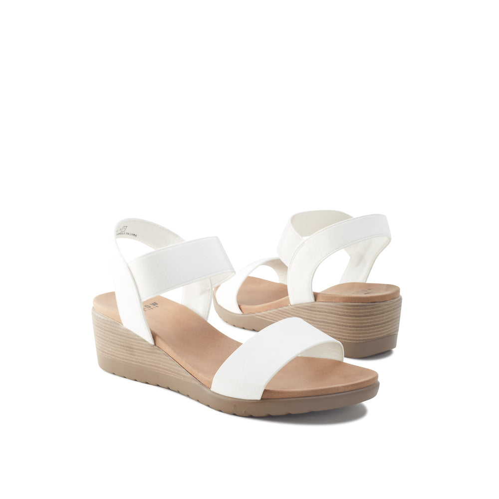 Yellow Shoes | Womens-Sandals-Comfort-Med Wedge/Ankle strap | TAMMY | 