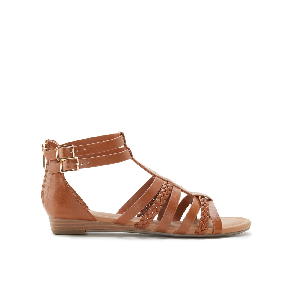 Yellow Shoes | Womens-Sandals-Casual-Low Wedge/Ankle strap | SERENNA | 