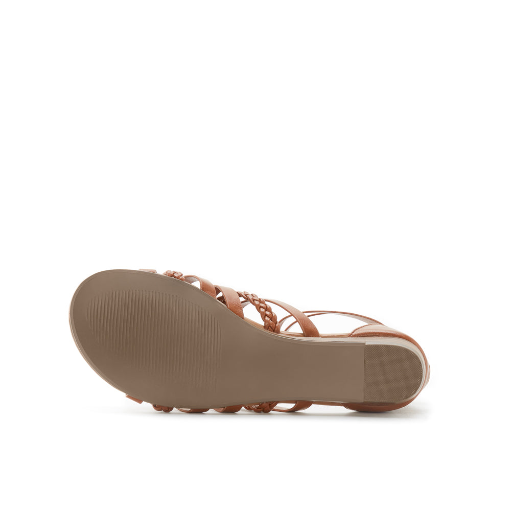Yellow Shoes | Womens-Sandals-Casual-Low Wedge/Ankle strap | SERENNA | 