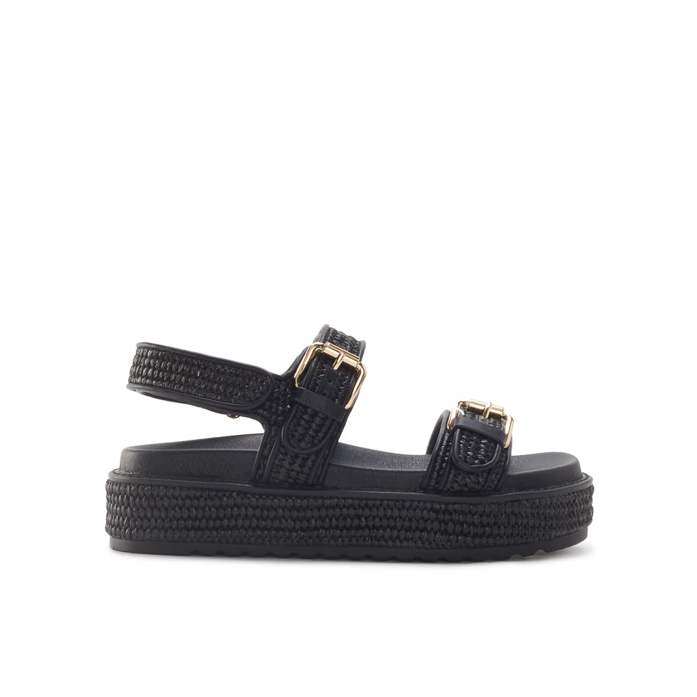 Yellow Shoes | Womens-Sandals-Casual-Flat/Ankle strap | DISTRICT | 