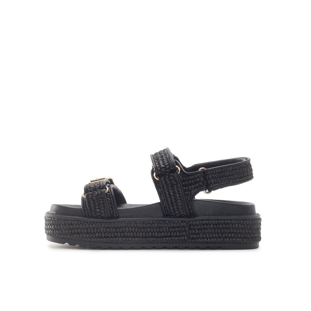 Yellow Shoes | Womens-Sandals-Casual-Flat/Ankle strap | DISTRICT | 