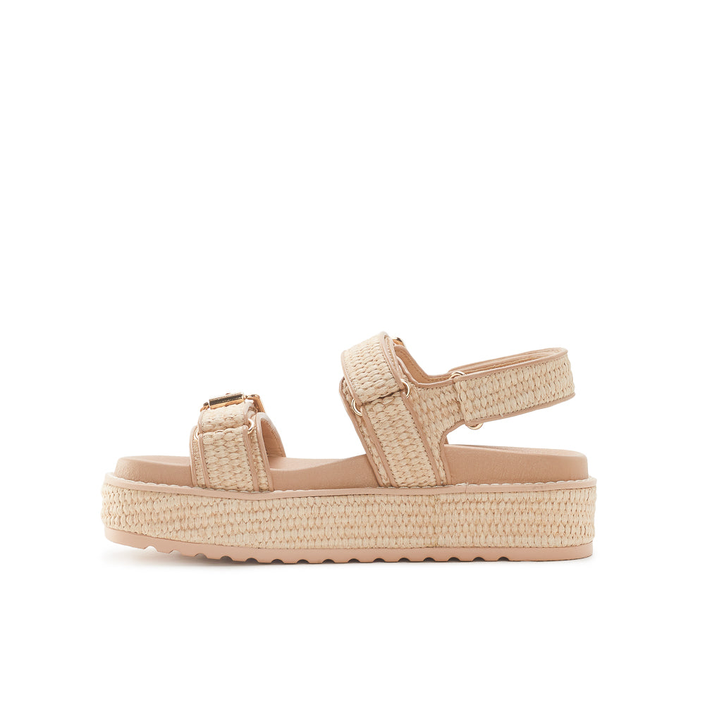 Yellow Shoes | Womens-Sandals-Casual-Flat/Ankle strap | DISTRICT | 