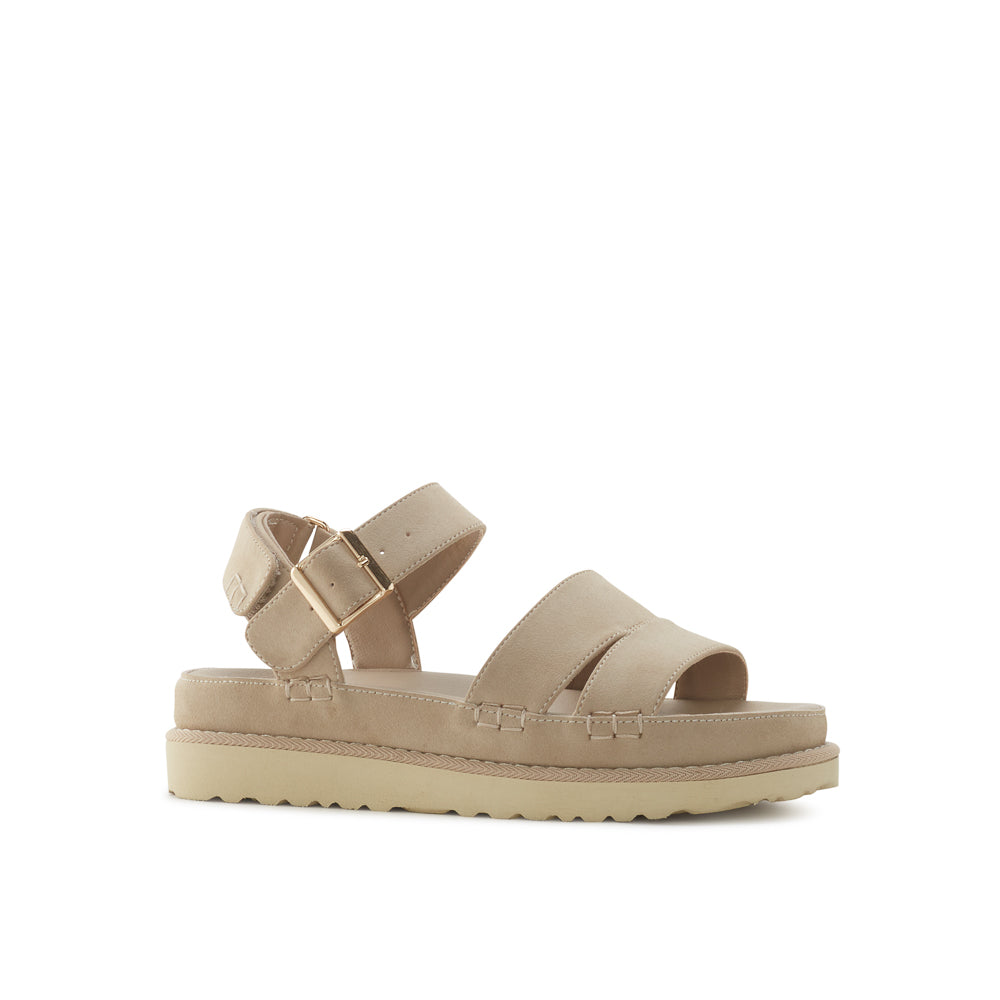 Yellow Shoes | Womens-Sandals-Casual-Flat/Ankle strap | WOODLAND | 