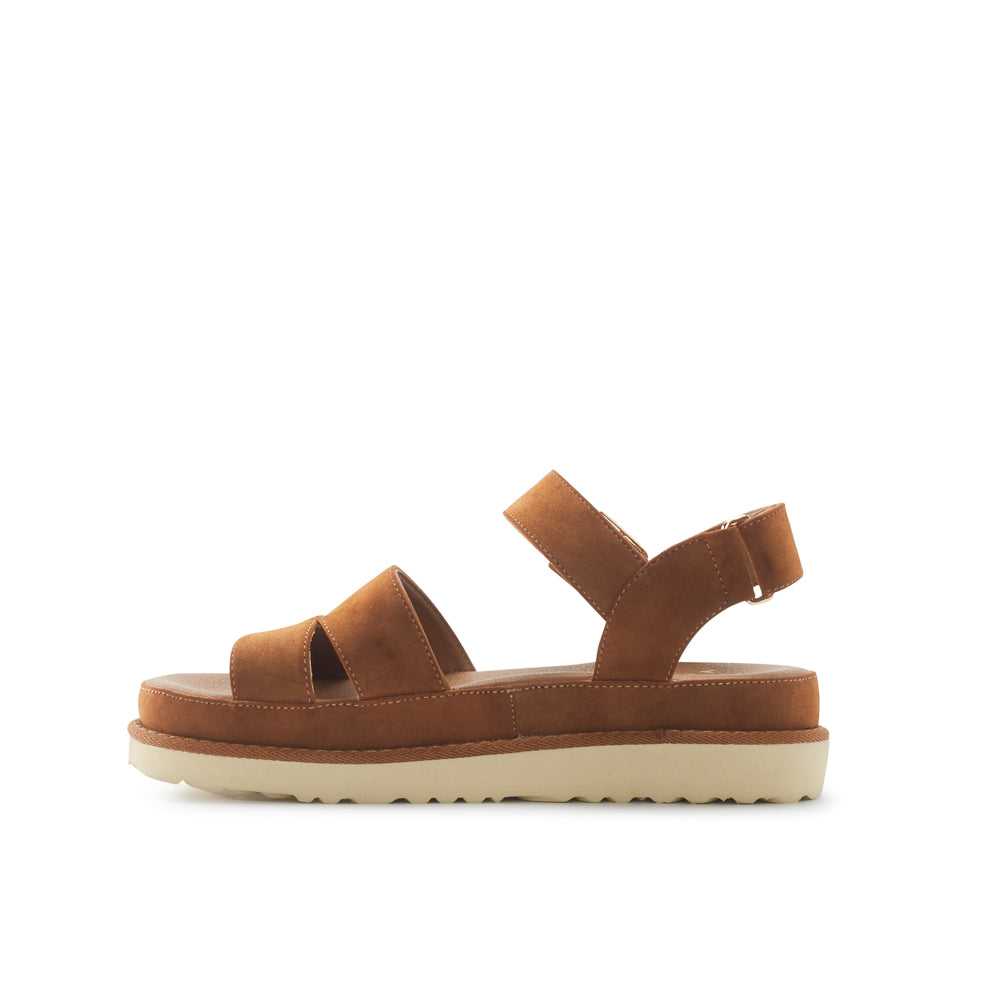Yellow Shoes | Womens-Sandals-Casual-Flat/Ankle strap | WOODLAND | 