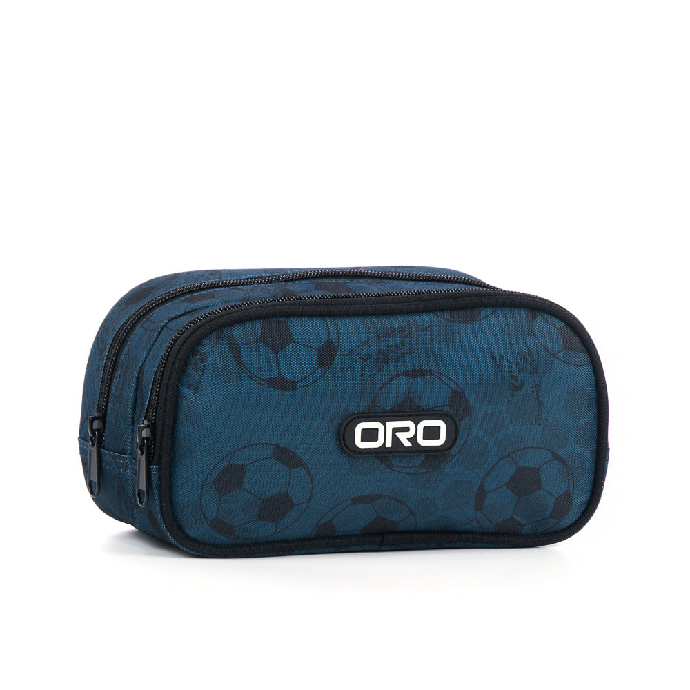 Yellow Shoes | Kids Pencil Cases | Accessories | ORO |SOCCER 2 COMPARTMENTS PENCIL CASE | 120972-43