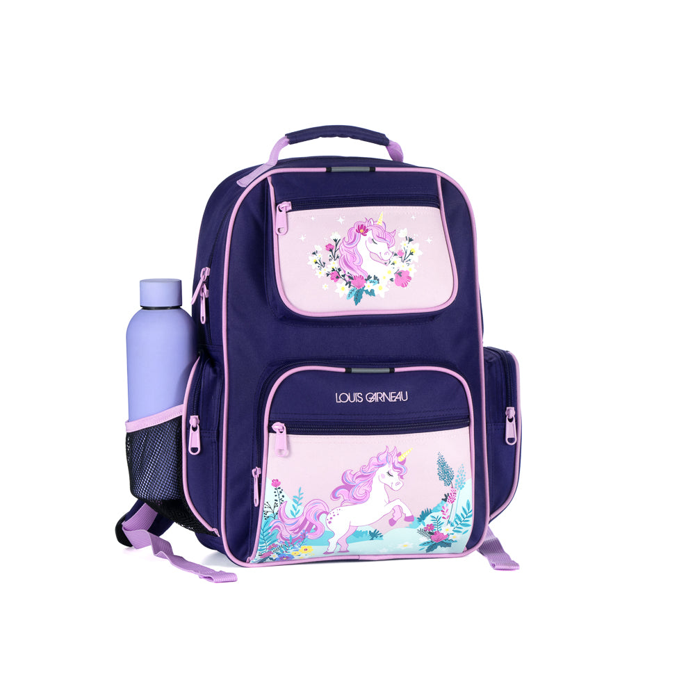 Yellow Shoes | Kids Backpacks | Accessories | LOUIS GARNEAU | LICORNE SAC à DOS à 4 POCHETTES | 120983-65