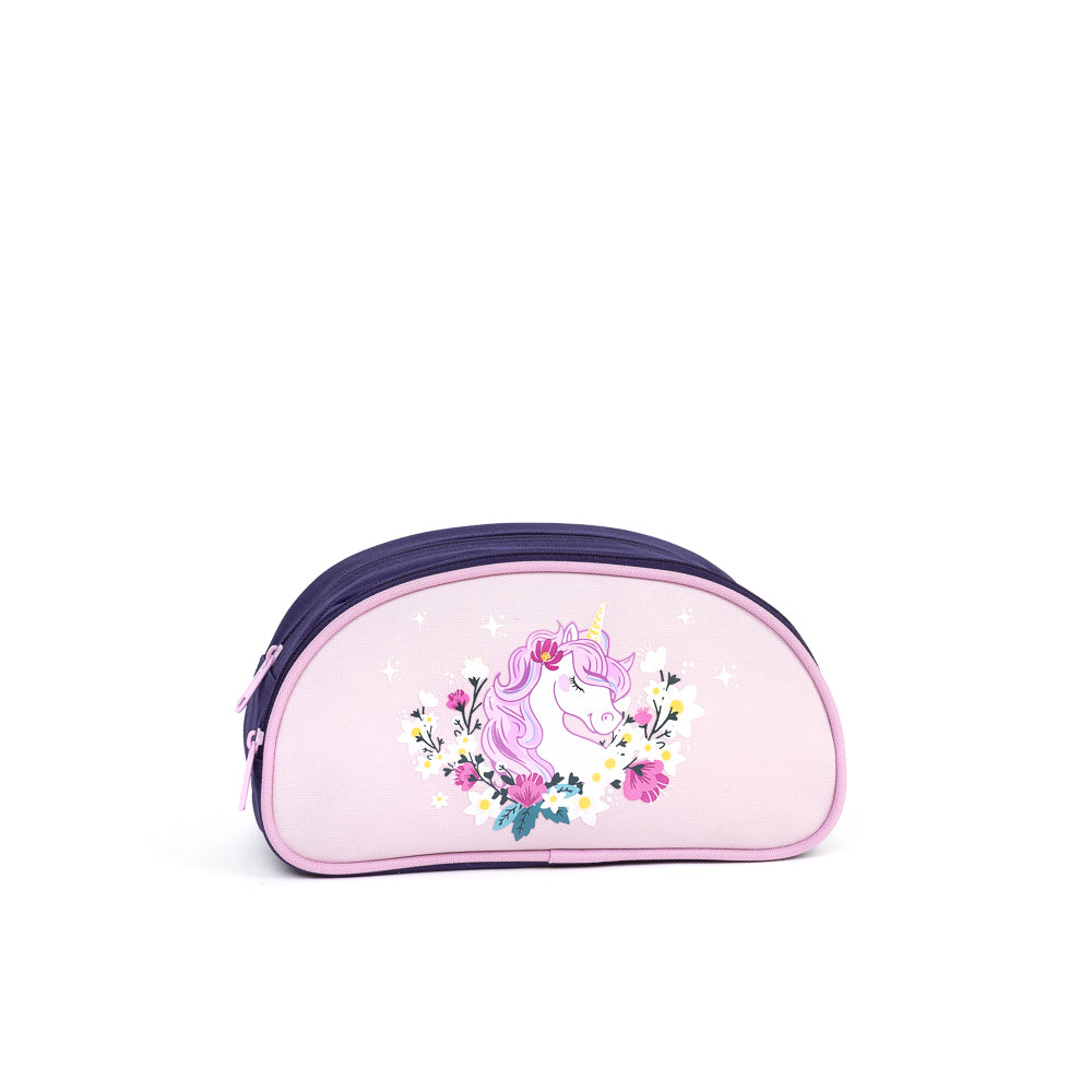Yellow Shoes | Kids Pencil Cases | Accessories | LOUIS GARNEAU | UNICORN 2 ZIP COMPARTEMENT PENCIL CASE | 120986-65