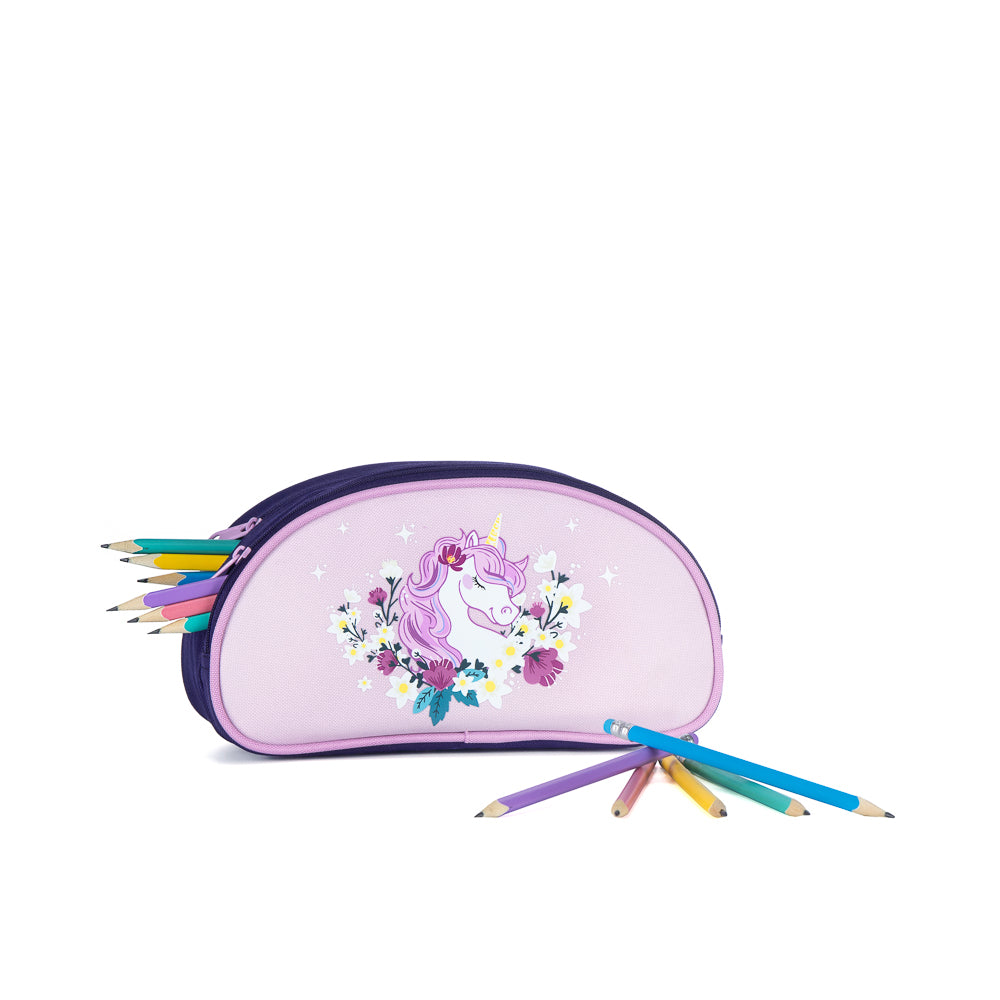 Yellow Shoes | Kids Pencil Cases | Accessories | LOUIS GARNEAU | UNICORN 2 ZIP COMPARTEMENT PENCIL CASE | 120986-65-LGLICORNE_ETUI_A_CRAYONS_2_COMPARTIMENTS-03-LOUIS GARNEAU | UNICORN 2 ZIP COMPARTEMENT PENCIL CASE-Kids Pencil Cases | Accessories-Yellow Shoes-Yellow Shoes
